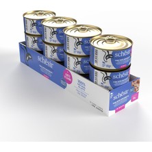 Odea Tr Ton Balıklı, Beyaz Balıklı ve Pirinçli Pişirme Suyunda Yetişkin Kedi Konservesi 85 gr 12'li Paket