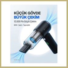 Bezos Vacuum Plus SNV-3002 15IN1 Profesyonel 12.000PA Emiş Güçlü Üflemeli Şarjlı Mini Araç Süpürgesi Za