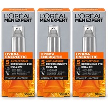 L'Oréal Paris Men Expert L'oreal Paris Men Expert Hydra Energetic Yorgunluk Karşıtı Göz Roll-On 3 x 10 ml
