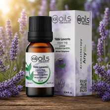 Kaoils Pure Essence Tıbbi Lavanta Uçucu Yağı 10 ml – %100 Saf Doğal Lavender Oil, Uyku Öncesi Aromaterapi, Cilt Bakımı ve Difüzör İçin