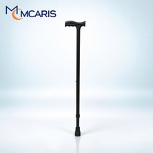 Mcaris Mcarıs Ayarlanabilir Denge Bastonu Siyah | Akıllı Uzunluk Ayarlı T Sap Baston