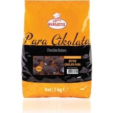 Ovalette Bitter Para (Pul) Çikolata 5 kg