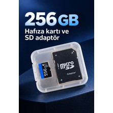 Vintessy 256 GB Micro Sd Hafıza Kartı ve Sd Adaptör