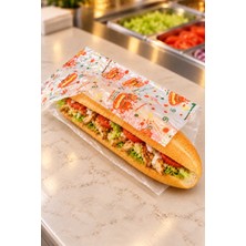 Özkan Ambalaj Temizlik 25 Adet 13X23 cm Arası Açık Döner Tost Sandviç Poşeti – Ekmek Arası Servis Kağıdı