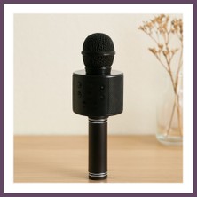 Bezos Kablosuz Karaoke Mikrofon Hoparlör (Usb/tf/aux, 800MAH) Bhs
