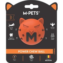 M-Pets Power Chew Ball Kauçuk Köpek Oyuncağı Cıtrıne (Xs)