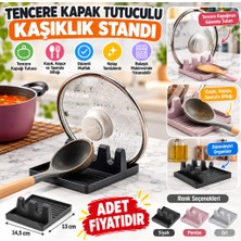 Popüler Sepet Tencere Kapak Tutuculu Kaşıklıklı Tencere Kapak Standı Pratik Kaşık Kepçe Altlık Düzenleyici -(Adet Fiyatıdır) Stokta Olan Renk Gönderilir
