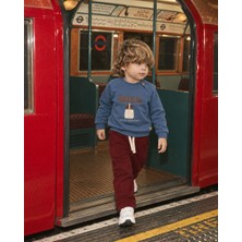 RG Brand Milk Figürlü Düğmeli Omuz Bebek Sweatshirt | 6 Ay–4 Yaş | RG405