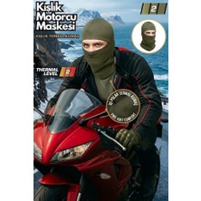 Neler Geldi Neler Kar Maskesi Motorcu Kayakçılar ve Kuryeler Için Termal Ghost Kar Maskesi, Motor Kaskı Içi Bere (Level2)