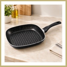 Bezos Granit Kaplamalı Tek Saplı Grill Tava Za