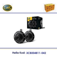 Korna Takım DL50 Süper Ton 12V Siyah 114DB 310-380 Hz 72W IP54 Hella 3CB004811-042