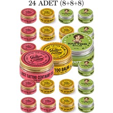Valor Just Tattoo Karışık Dövme Bakım Kremi 24 Adet (8+8+8) | Tattoo Aftercare Balm