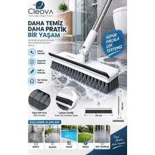 Cleova Çok Amaçlı Yer Temizleme Fırçası