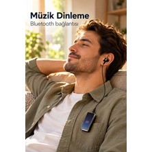 Astraltech Tek Kulaklıklı Bluetooth Kulaklık Klipsli ve Yan Tuşlu