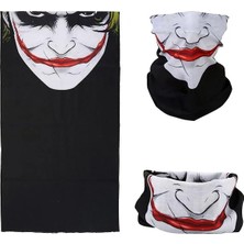 İlkyaz Fashion Ifk Joker Desenli Çok Amaçlı – Yüz, Boyun ve Bandana Maskesi 5 No