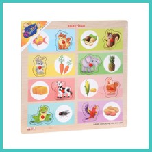 Ny Joy ONY-360-361 Ahşap Tutmalı Eşleştirme - Hangi Hayvan Ne Yer Nyjoybz