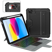 Zemira Nillkin Ipad A16 11./ıpad Için 10. Nesil Klavyeli Kılıf 10.9 Inç, Slayt Kamera Kapağı, Ipad 10. Nes