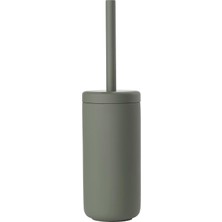 Zemira Zone Ume Tuvalet Fırçası, Çap 10, Yükseklik 38,7 Cm, Zeytin Yeşili