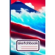 Zemira Independently Published Quaderno A5 Sketchbook: Copertina Volcano: Formato A5-108 Pagine Bianche Pe