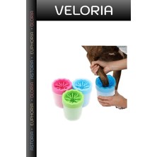 Veloria Özel Seri Kolay Kullanım Temizlik Gereci Patiler Için Soft Gentle Köpek Pati Yıkama Aparatı