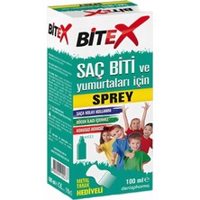 Bitex Saç Biti ve Yumurtaları İçin Metal Taraklı Sprey 100ML Kokusuz Etkili Form