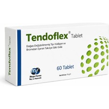 Tendoflex 60 Tablet Kolajen İçeren Doğal Takviye Edici Gıda Mega-Farma Menşeli