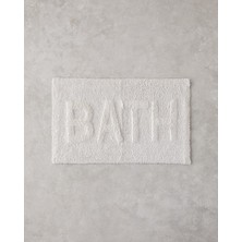 Zemira Bath Bliss Pamuklu Banyo Paspası Beyaz