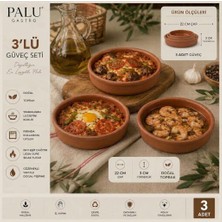 Palu Gastro El Yapımı Sırlı Güveç – Şık Sunum Tabağı (22CM)