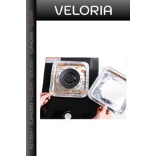Veloria Özel Üretim Yemek Hazırlık Yağ Önleyici Pratik Mutfak Folyo Ocak Koruyucusu 10'lu Paket