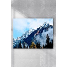 Zemira Postermanya (PSTER4045) Dağ Doğa Manzara Poster 3 (50X70CM)