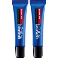 L'Oréal Paris Men Expert L'oreal Paris Men Expert Power Age Hyalüronik Asitli Göz Bakım Kremi 2 x 15 ml