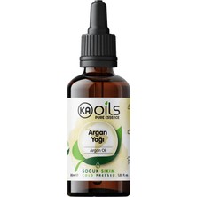 Kaoils Pure Essence Argan Yağı 30 ml – %100 Saf Soğuk Sıkım, Saç, Yüz ve Cilt Bakım Yağı