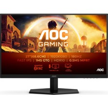 Zemira Aoc 27" 27G42E Fast IPS 0.5 Ms 180Hz HDMI Dp