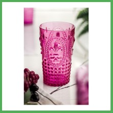 Astraltech Akrilik Pembe Tekli Uzun Bardak & Su Meşrubat Bardağı 750 ml ( Büyük Boy & Cam Değildir ) Bezoss