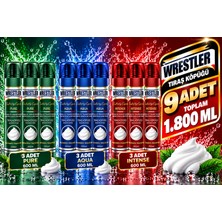 Wrestler Aqua-Intense-Pure 200 ml Tıraş Köpüğü x 9 Adet (1.800 Ml)