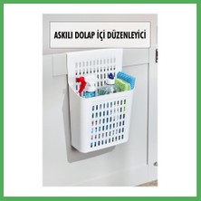 Astraltech Askılı Dolap Içi Düzenleyici & Sepet Raf Organizeri & Çok Amaçlı Düzenleyici & Deterjanlık Şampuanlık Bezoss