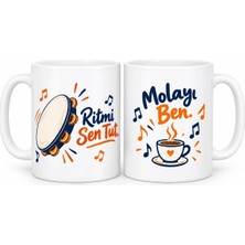 Salmore Müzik Molamız 2'li Porselen Kupa Seti - Model 457 Bty