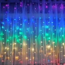 İlkyaz Fashion Ifk Perde LED 240 Ledli 8 Fonksiyonlu Dekor Lambası Rgb