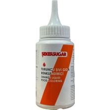 Şeker & Sugar Şeker Sugar Turuncu Sıvı Gıda Boyası 150 ml