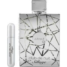 Armaf Club De Nuit Sillage Edp 250 ml + 5 ml Refillable Sprey Unisex Parfüm