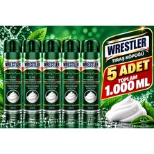 Wrestler Pure 200 ml Tıraş Köpüğü x 5 Adet (1.000 Ml)