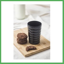 Astraltech Allegra Siyah Akrilik Bardak | 400 ml Şık ve Dayanıklı Meşrubat & Su Bardağı | Cam Değil, Kırılmaya Dirençli Tekli Bezoss