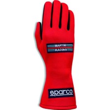 Sparco Land Yarış Eldiveni Kırmızı 8 Numara (Xs) Fia Onaylı