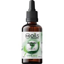 Kaoils Pure Essence Avokado Yağı 30 ml – %100 Saf Soğuk Sıkım, Kuru Cilt, Yüz, Vücut ve Saç Bakım Yağı