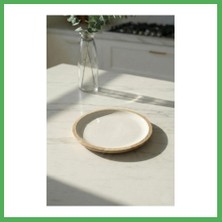 Astraltech Mango Agacı Pasta Tabağı & Sunum Tabağı 20 cm Krem Bezoss