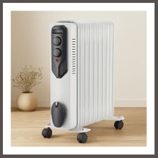 Nexora Living 11 Dilimli Yağlı Radyatör Isıtıcı 2500W Ayarlı Termostat Nxrlvng