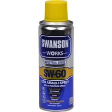Swanson Works Çok Amaçlı Pas Sökücü Yağlayıcı Korozyon Önleyici Koruyucu Multi Sprey 400 ml 24 Adet 1 Koli SUNİSO02024