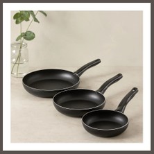 Nexora Living Teflon 3 Parça Tava Seti (16-20-24 Cm) Nxrlvng
