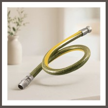 Nexora Living 150 cm Doğalgaz Hortumu Çelik Örgülü Nxrlvng