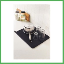Astraltech Siyah Renkli Ekstra Emici Bulaşık Kurutma Matı & Mutfak Tezgah Üstü Örtüsü (45X34 Cm) Bezoss